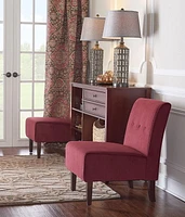 Avondale Red Accent Chair