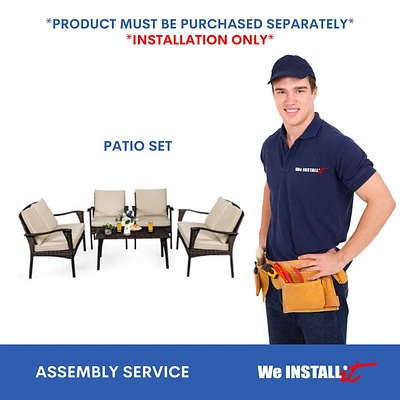 Home Installation Service for Outdoor Patio Set by We Install It Services