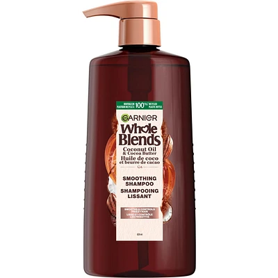 GARNIER Whole Blends Coconut Oil & Cocoa Butter Contrôle les frisottis Shampooing 828 ml