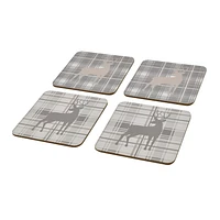 HOLIDAY TIME 4 PACK COASTERS