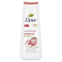 Dove Rebalancing White Peach & Rice Milk Body Wash 591ml, 591ml