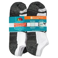 Fruit of the Loom - Mens No Show Breathable 8 pack, Mens No Show Breathable 8 pack