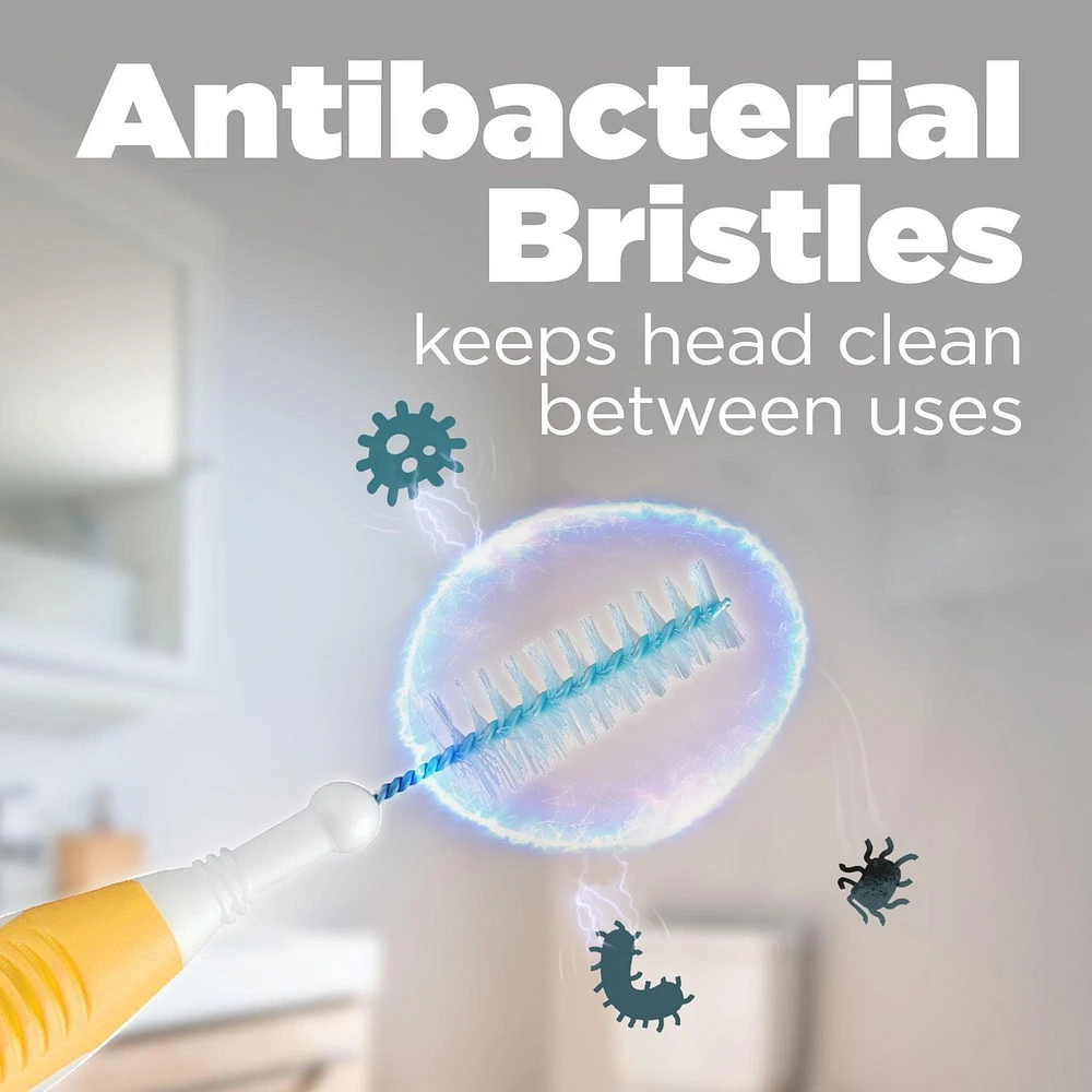 GUM® PROXABRUSH® Interdental Cleaning Brushes, Moderate, Remove up to 25% more plaque**