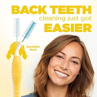 GUM® PROXABRUSH® Interdental Cleaning Brushes, Moderate, Remove up to 25% more plaque**