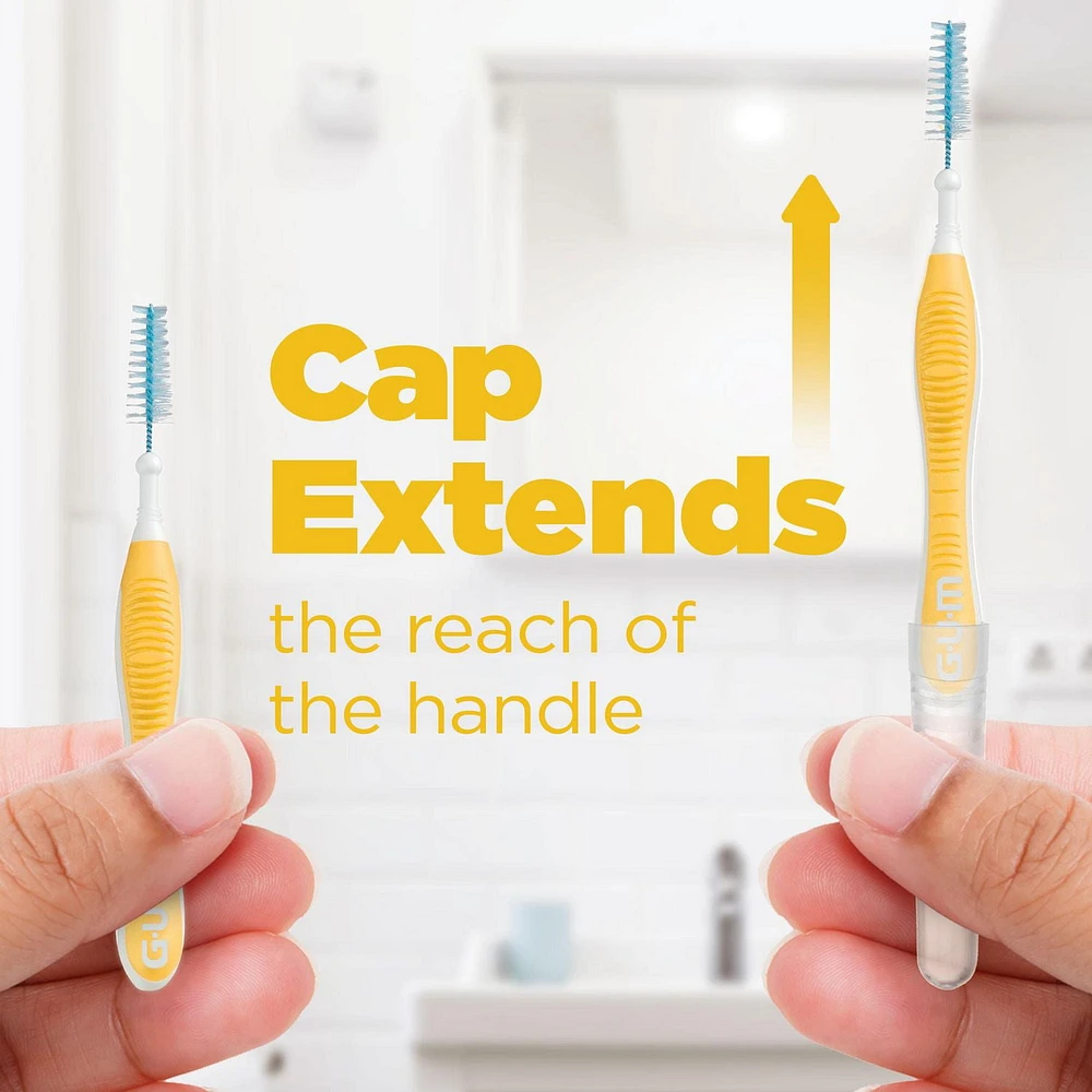 GUM® PROXABRUSH® Interdental Cleaning Brushes, Moderate, Remove up to 25% more plaque**