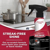 Weiman Daily Cook Top Cleaner, 12 oz, Streak-Free Cleaner