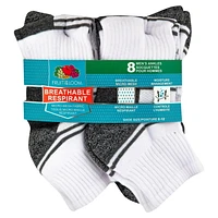 Fruit of the Loom - Mens Ankle - Breathable 8 pack, Mens Ankle - Breathable 8 pack