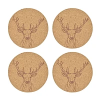 HOLIDAY TIME 4 PACK COASTERS