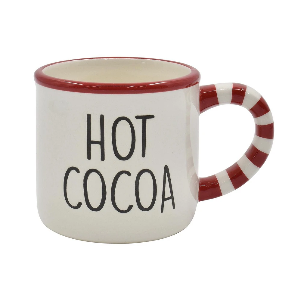 HOLIDAY TIME HOT COCOA DESIGN X`MAS DOLOMITE MUG