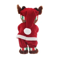  13” Rudolph The Red Nosed Reindeer Animated Rudolph With Trumpet Plush Toy, 13” Animated Rudolph With Trumpet