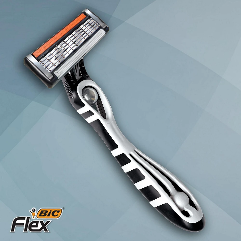 BIC Flex 5 Disposable Men's Razor, 5-Blade, 8-Count, Value Pack of Men's Razors, For an Ultra-Close Shave and Better Control, 8 Count, 8 Count