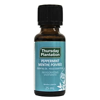 Thursday Plantation Huile de Menthe Poivree 100% Pure Huile de Menthe Poivree 25mL 100% Pure