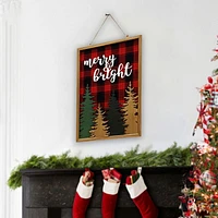 Holiday Time Merry Bright Wall Decor