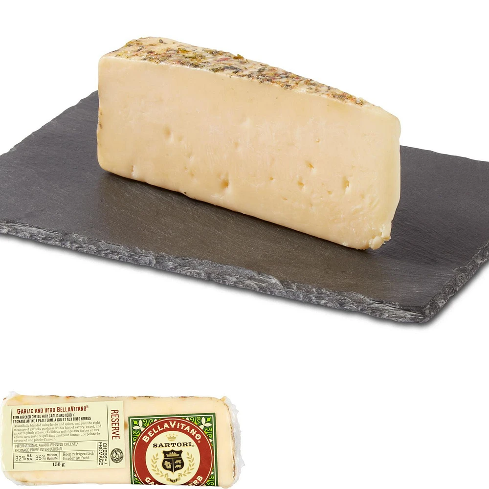 Sartori Garlic & Herb BellaVitano Cheese, 150 g