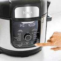 Ninja FD401C, Foodi 8-Quart 12-in-1 Deluxe XL Pressure Cooker & Air Fryer, Stainless/Black, 1760W