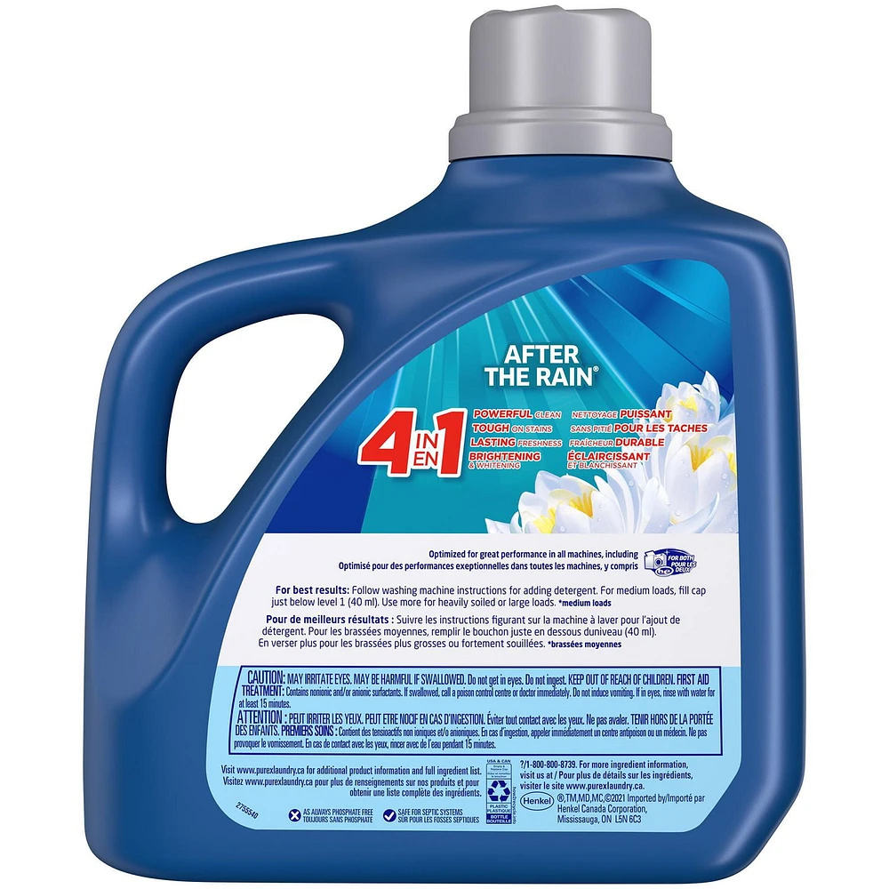 Purex Liquid Laundry Detergent, After the Rain, HEC, 6L, 150 loads, 150 loads