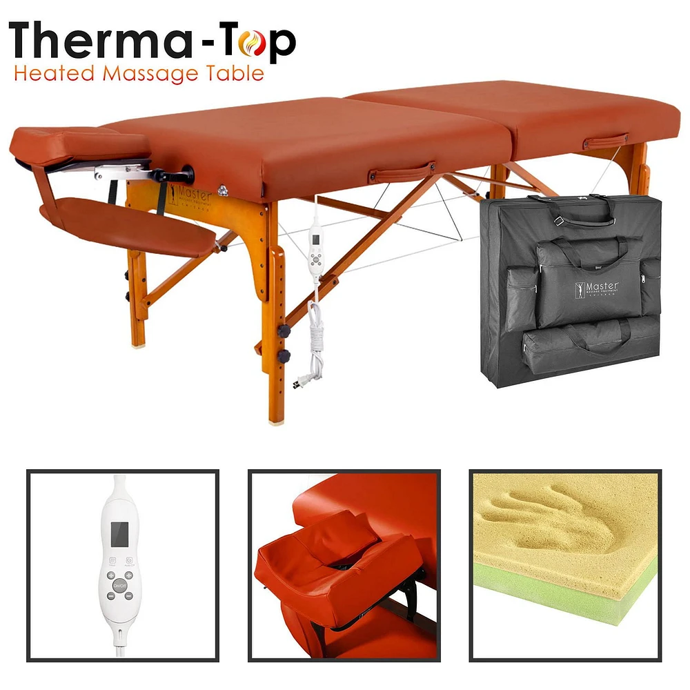 Volante Heated Top LX 31" Portable Massage Table Package