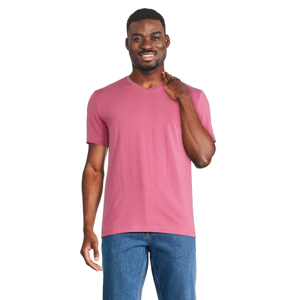 George Men's Stretch V-Neckline Tee