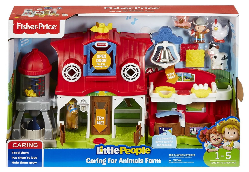 Fisher-Price Little People Caring for Animals Farm Playset - French Edition