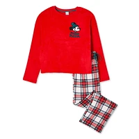 Disney Women's Mickey Mouse Pajama 2-Piece Set, Sizes XS-XL