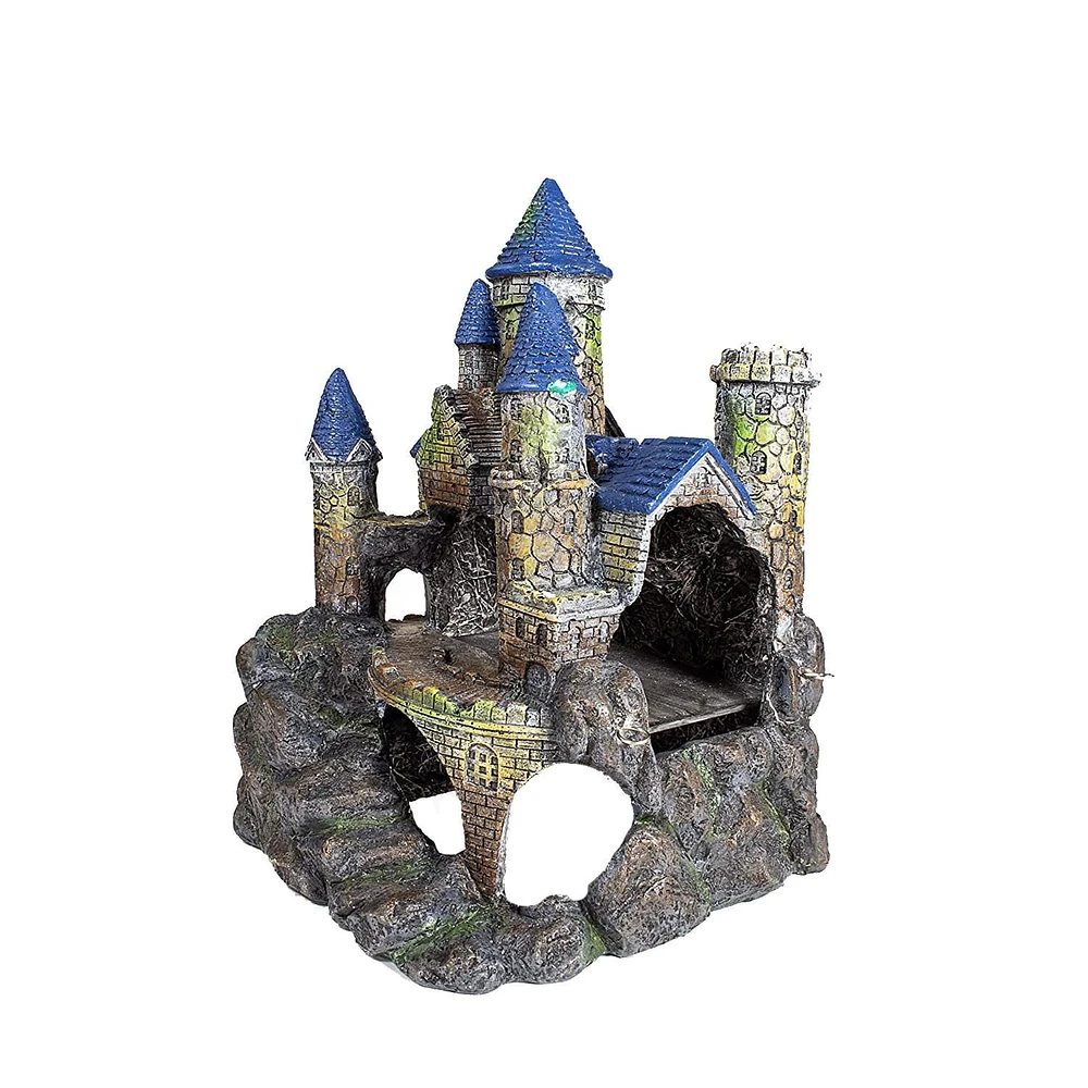 Penn Plax Château – Décor reptile caché