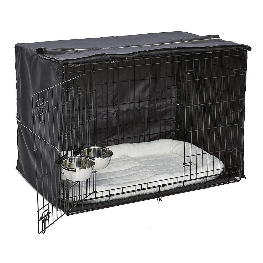 Mid West iCrate Double Door 42 Inch Kennel Kit For Dogs