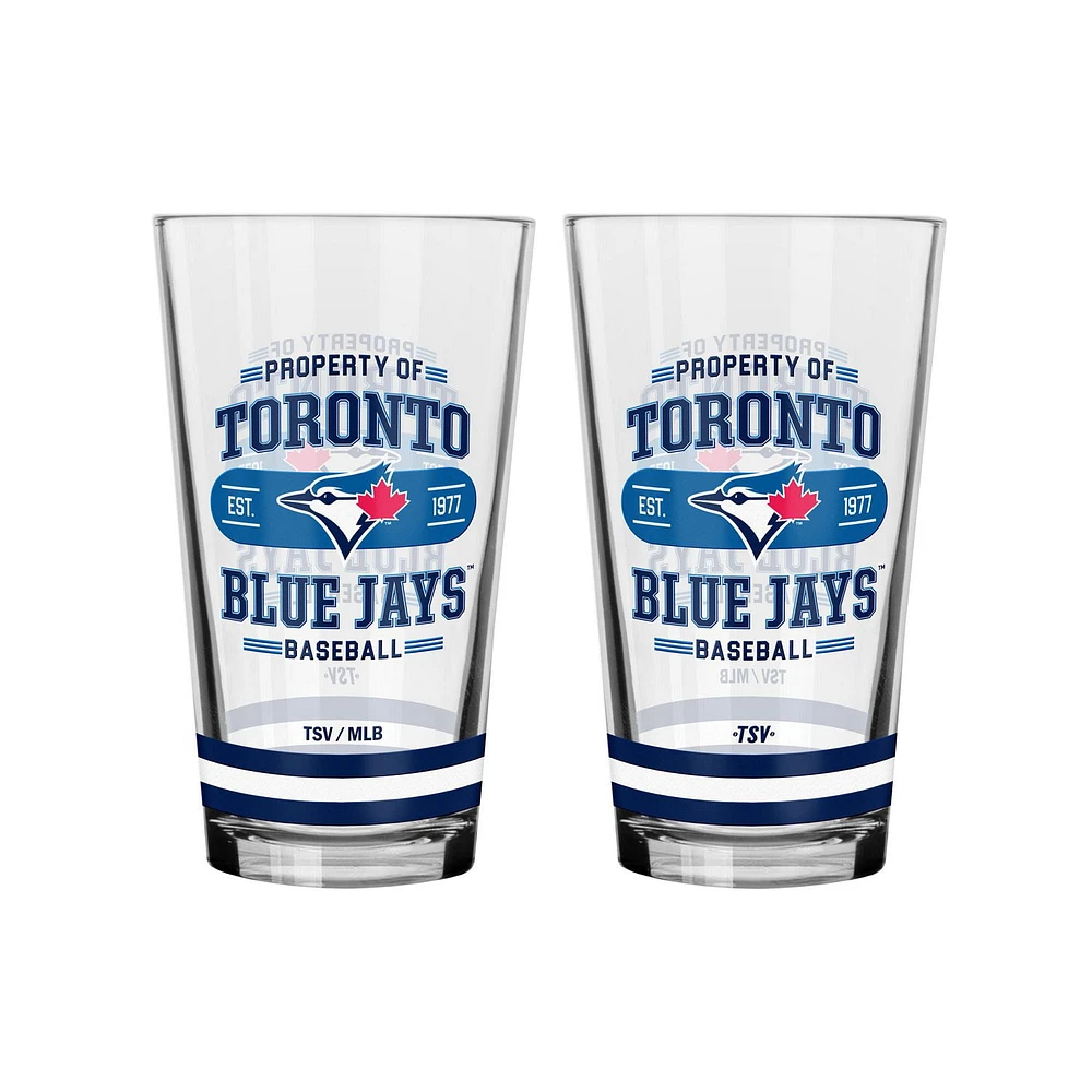 2 PK MIXING GLASS SET - TORONTO BLUE JAYS