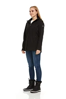 Swiss Tech Women's Hooded Softshell Jacket