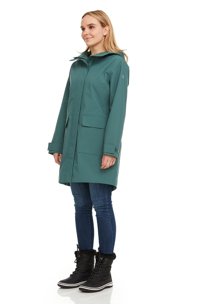 Swiss Tech Women's Hooded Rain  Jacket