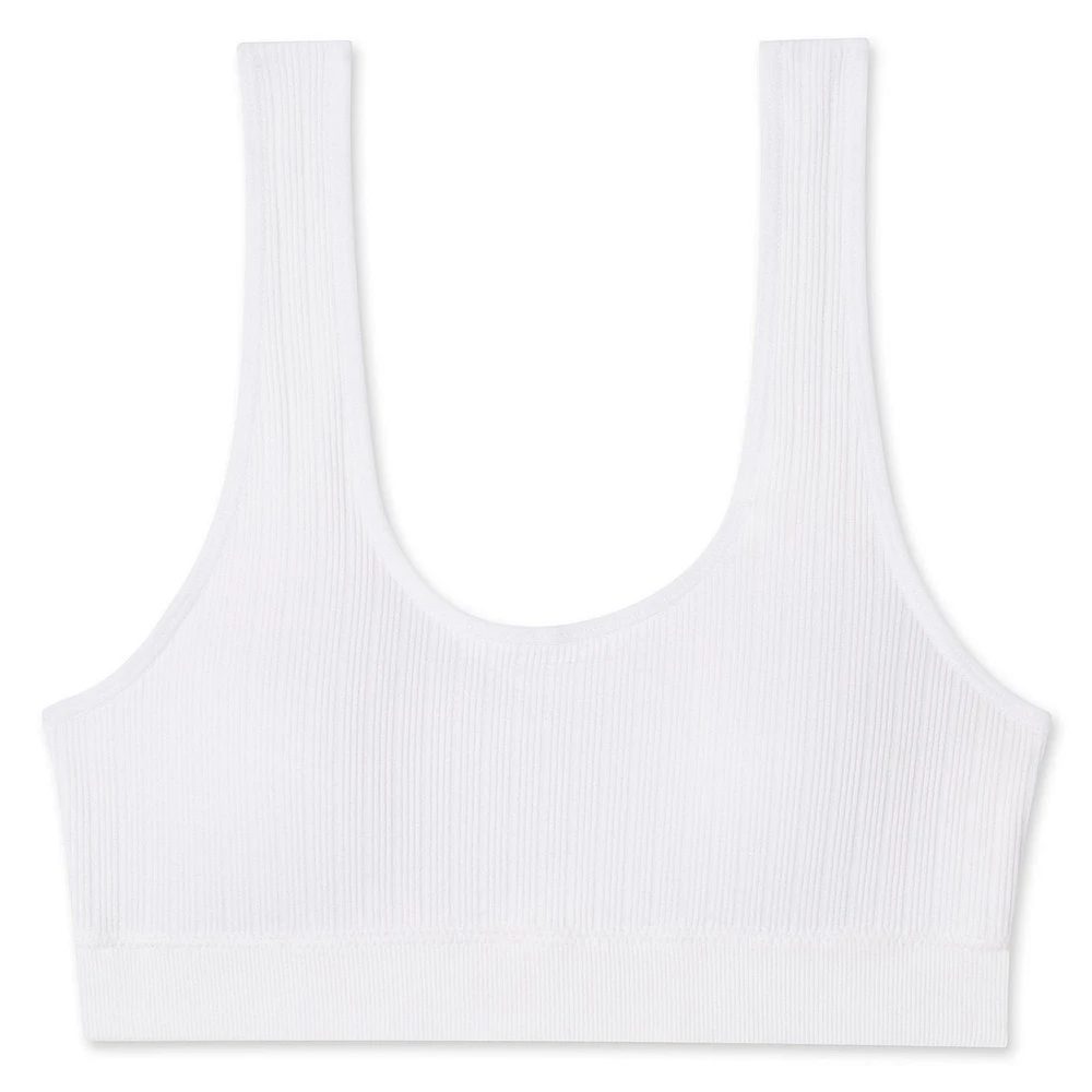 No Boundaries Women's Seamless Double Scoop Bra, Sizes S-XXL