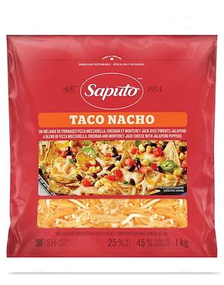 Saputo Fromage Taco Nacho râpé 1 kg