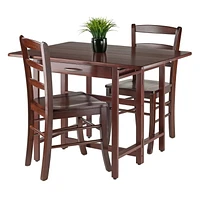 Winsome Taylor 3PC Drop Leaf Table & Ladder Back Chair