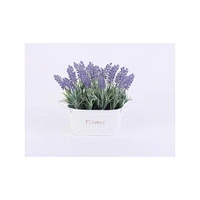 Lerman Decor's purple lavender arrangement