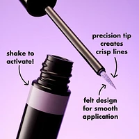 e.l.f. Cosmetics H2O Proof Inkwell Eyeliner, Precision felt-tip wand, 3.5 ml