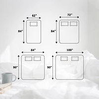 Sunbeam Twin, Full/Queen, 12 Heat Settings, 12-Hour Auto Shut-Off, Fast Heating, Electric Heated Blanket, 62" x 84"