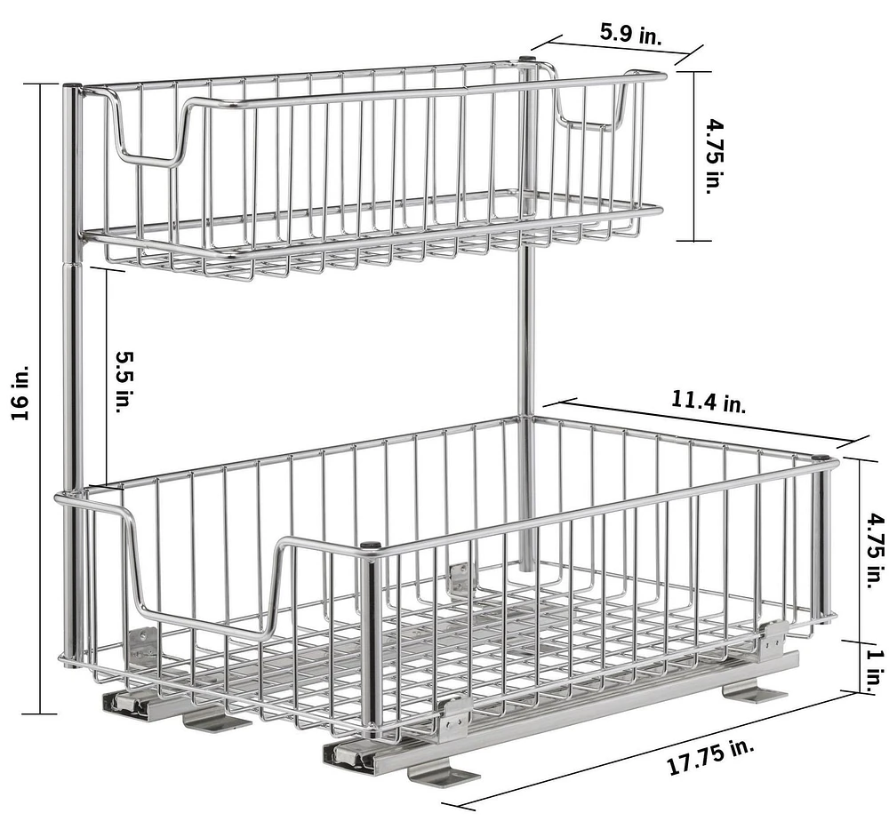 TRINITY Sliding Undersink Organizer