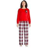 Disney Women's Mickey Mouse Pajama 2-Piece Set, Sizes XS-XL