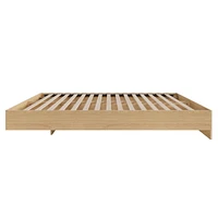 Nexera Nordik Platform Bed, Natural Maple