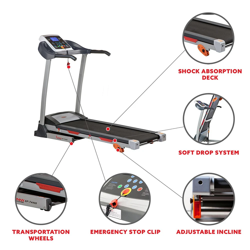 Sunny Health & Fitness SF-T4400 Treadmill