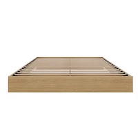 Nexera Nordik Platform Bed, Natural Maple