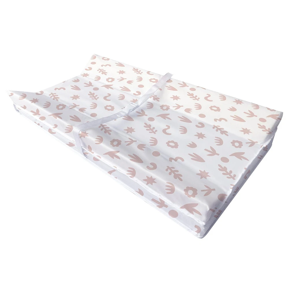 Tapis à langer Simmons Contour Rose