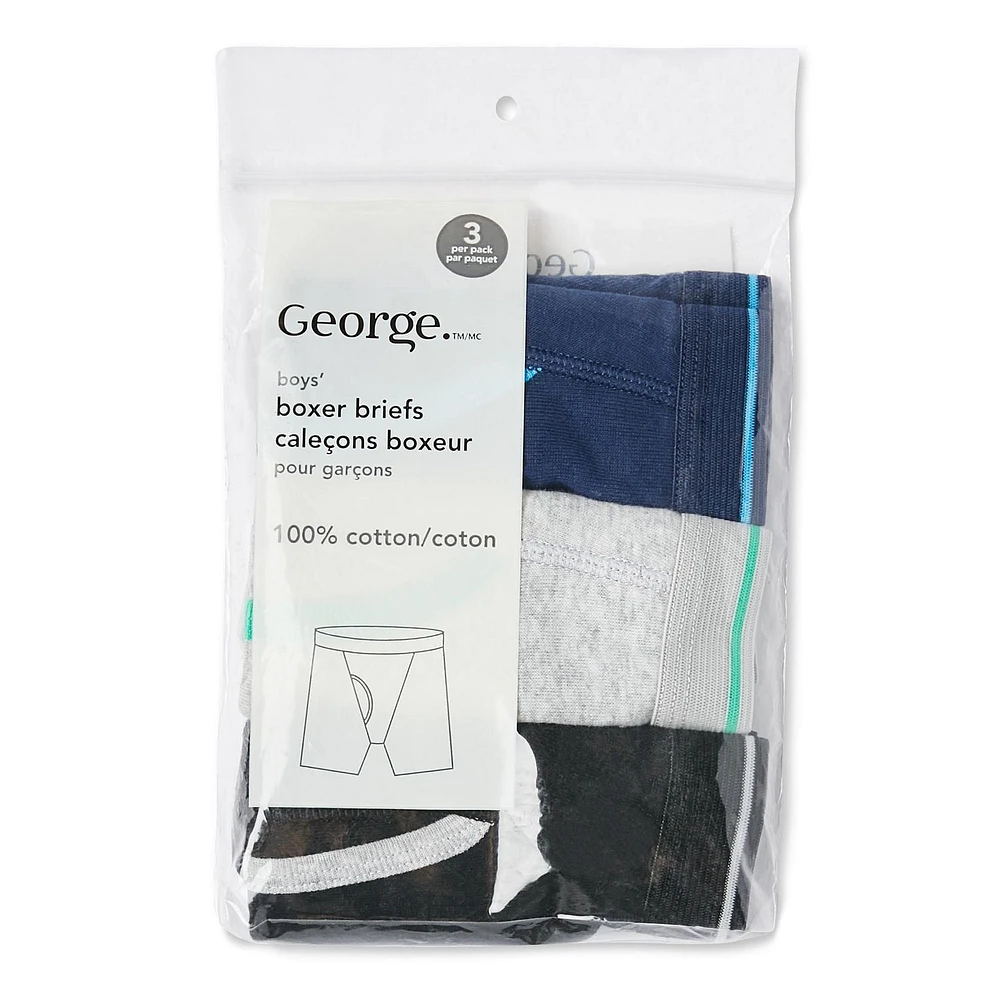 George Boys' Boxer Briefs 3-Pack