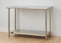 TRINITY EcoStorage Stainless Steel Table | 48” x 24” x 35” | NSF