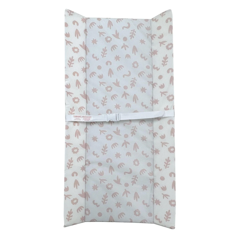 Tapis à langer Simmons Contour Rose