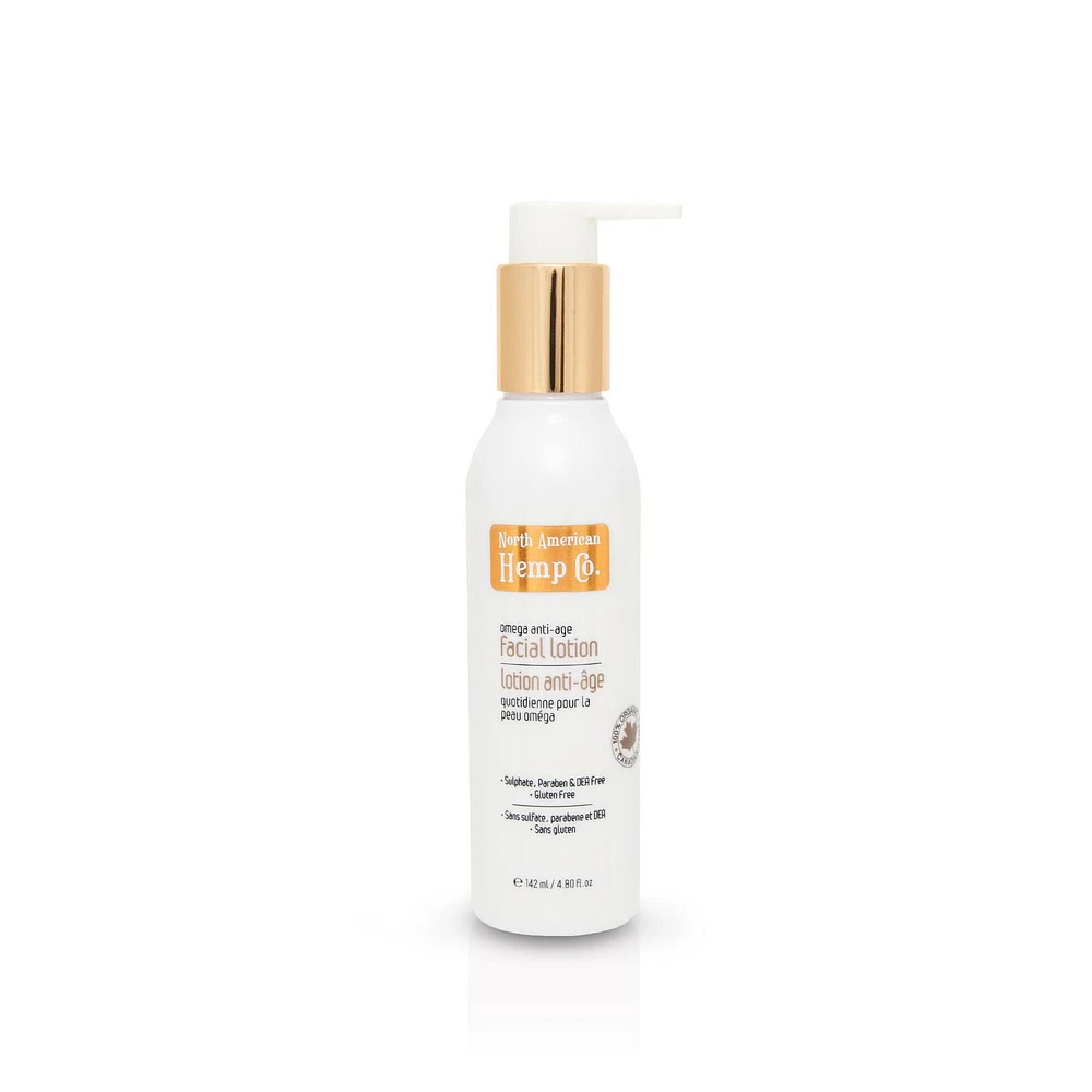 North American Hemp Co. All Natural 3pc Face Care Bundle- Face Wash, Lotion & Exfoliating Cloth