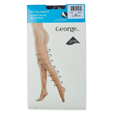 Bas-culotte avec soutien ferme des jambes George pour femmes Tailles B-D