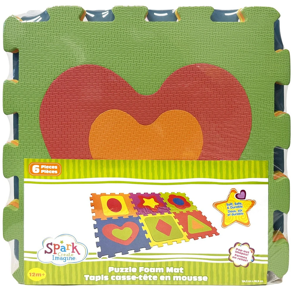 Spark Create Imagine Puzzle Foam Mat, 124.5 cm x 83.8 cm