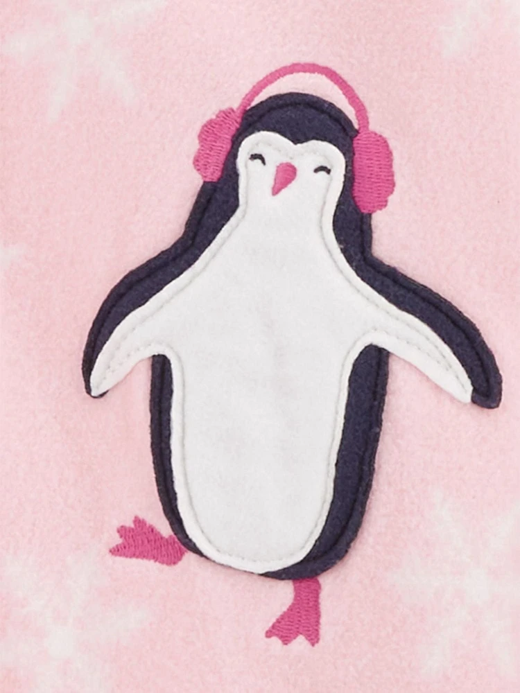 Carter's Child of Mine Toddler Girl 2 Pack 1 Piece - Pink and Purple Penguin, 6/9 Months - 5T