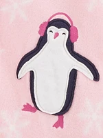 Carter's Child of Mine Toddler Girl 2 Pack 1 Piece - Pink and Purple Penguin, 6/9 Months - 5T