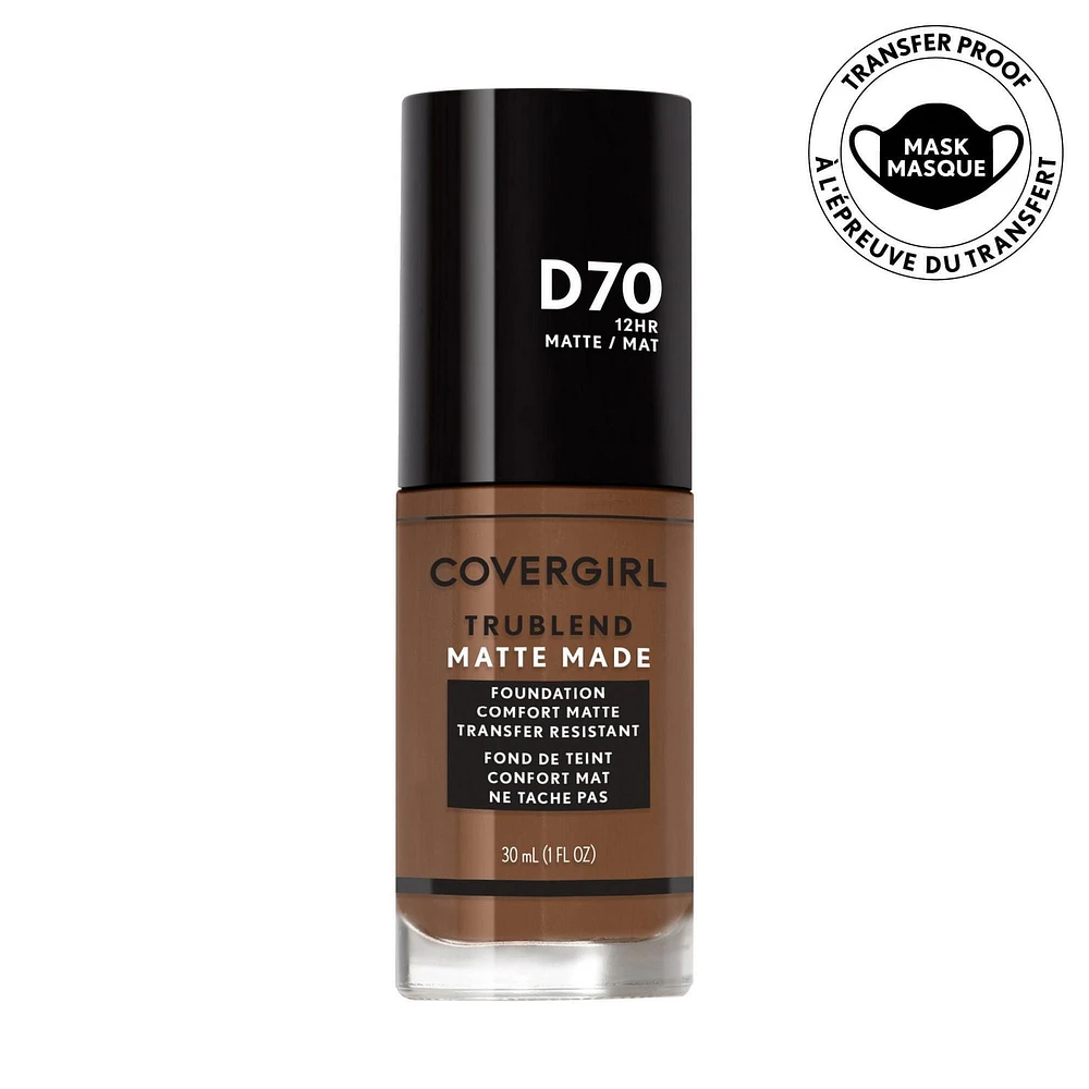 COVERGIRL Trublend Matte Made Foundation, 40 shades